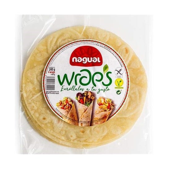 Nagual Wraps Sans Gluten 240g