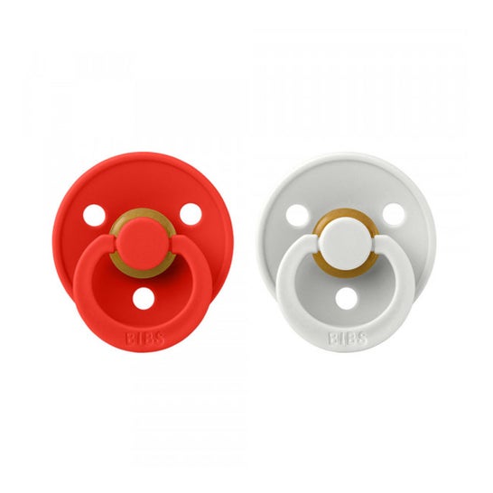 Bibs Sucettes Couleur Pomme d'Amour/Haze Taille 2 2uts