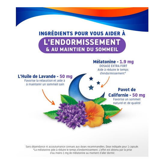 Valdispert Sommeil 4 Actions 1,9mg 30 Capsules