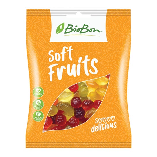 Biobon Bonbons Gommeux Biologiques Aromatisés aux Fruits 100g