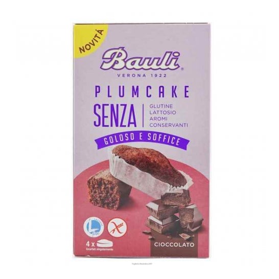 Bauli Plumcake Chocolat Sans Gluten Bio 4uts