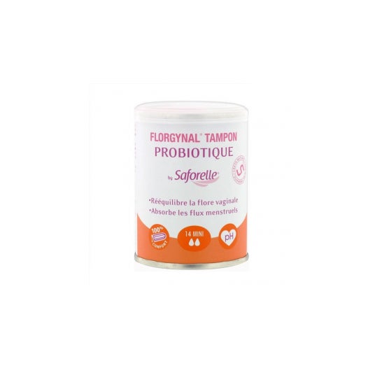 Saforelle Florgynal Tampon Probiotique Mini 14 Tampons