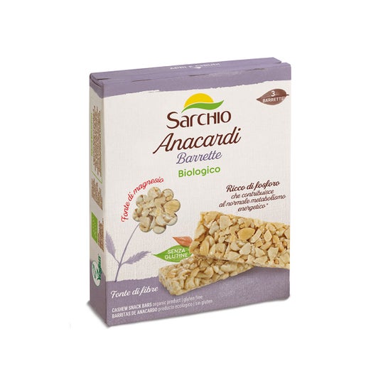 Sarchio Noix de Cajou Barre Sans Gluten 75g