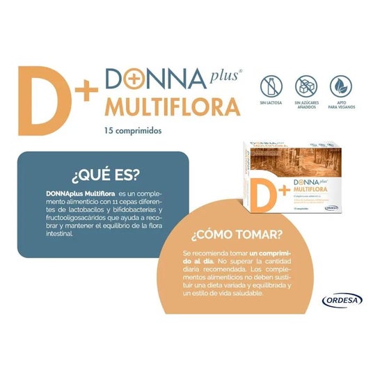 Ordesa Donna Plus Multiflora 15 Comprimés Ordesa Donna Plus Multiflora 15 Comprimés