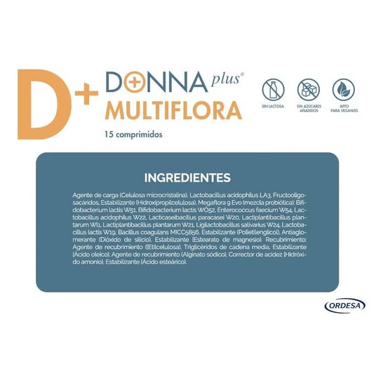 Ordesa Donna Plus Multiflora 15 Comprimés Ordesa Donna Plus Multiflora 15 Comprimés
