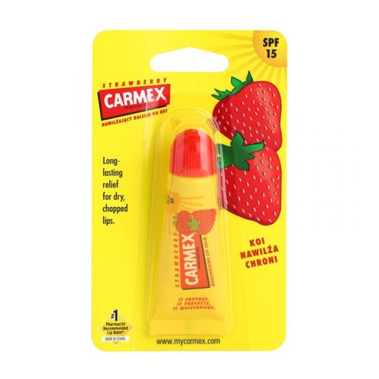Carmex Baume Hydratant À Lèvres Fraise SPF15 10g
