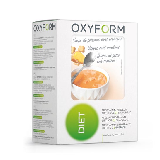 Oxyform Diet Soupe Poisson avec Croûtons 12 Sachets