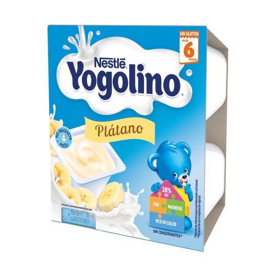 Dessert au lait de banane Nestlé 4uds