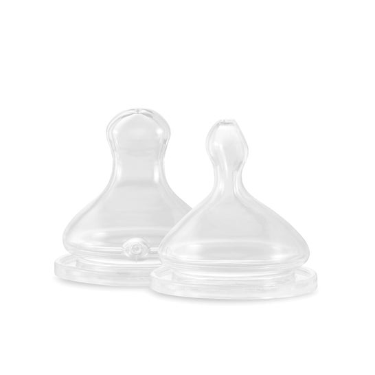 Élhée Tétines physiologiques en silicone M 2 uts