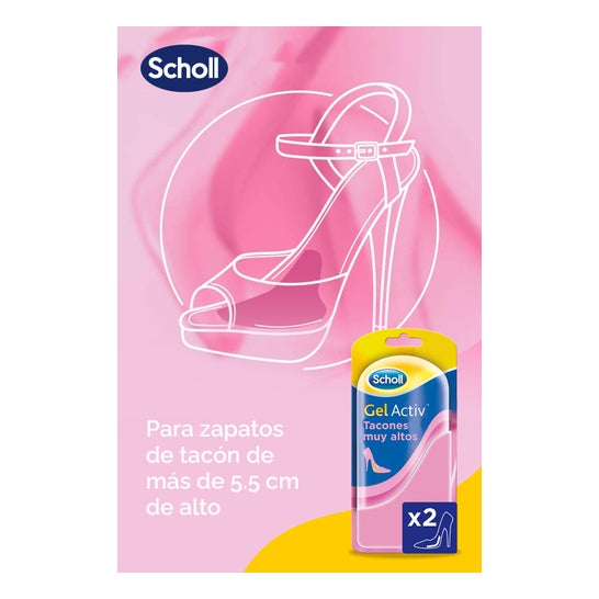 Scholl Activ Gel Talons très hauts 2pcs