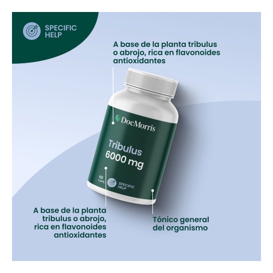 DocMorris Tribulus 6000mg 60 Gélules (Expire dans moins de 6 mois)