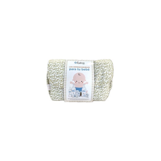 Farline Bébé Les Essentiels Bébé Valisette Florecinas Vert Beige