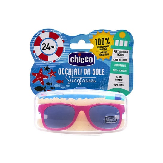 Chicco Gafas de Sol 24m+ Rojo Transpartente 1ud