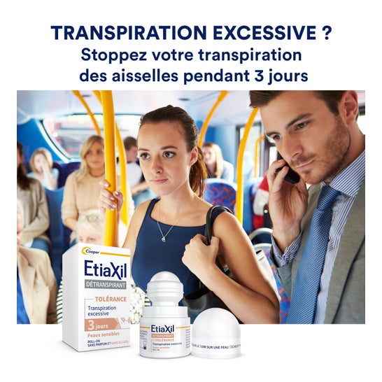Etiaxil Détranspirant Tolérance Peaux Sensibles 15ml