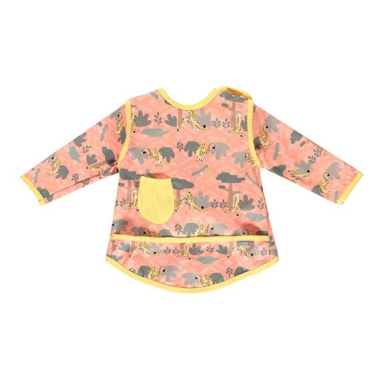 Close Bavoir Cheetah à Manches Taille XXL 1ut