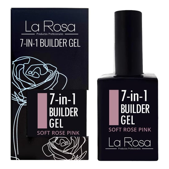 La Rosa Gel Constructeur 7 en 1 Soft Pink 15 ml