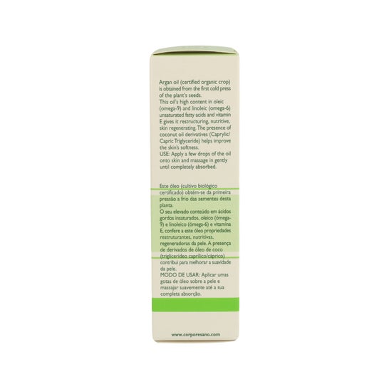 Corpore Sano Aceite Natural Argán 30ml *