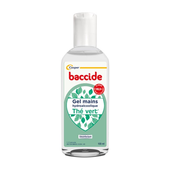 Baccide Gel Mains Hydroalcoolique Thé Vert 100ml