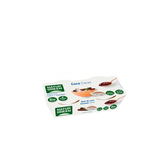 Naturgreen Organic Coconut & Cocoa Dessert 2x125g