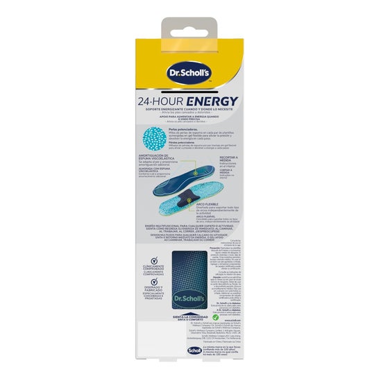 Dr Scholl's Semelles 24 Hour Energy Grande taille 2 unités