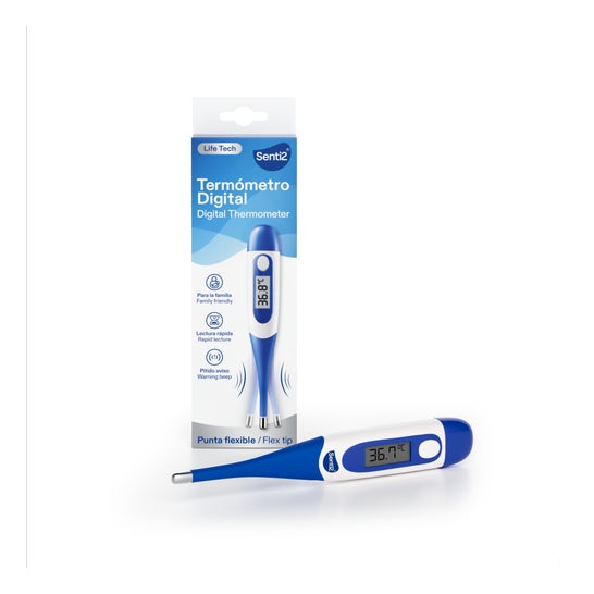 Senti2 Thermomètre Numérique Pointe Flexible 1ut