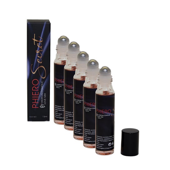 500Cosmetics Phiero Secret Feromonas Para Mujer 5X15ml