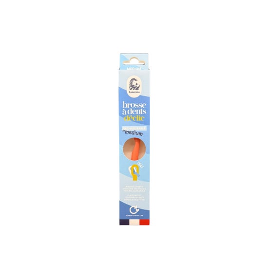 Lamazuna Brosse à Dents Moyenne Corail 1 ud