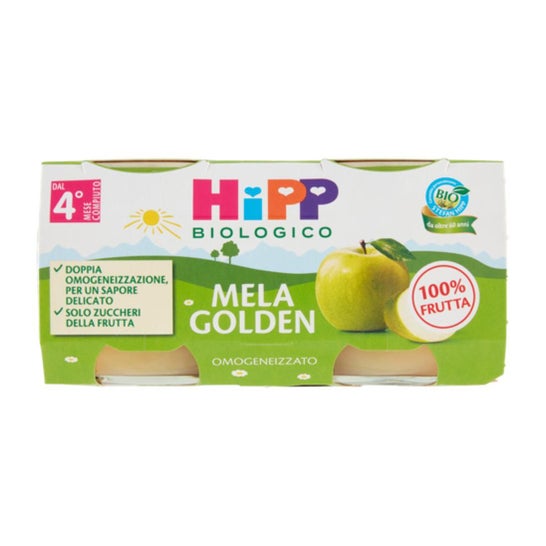 Hipp Bio Homogénéisé Pomme Golden 2x80g