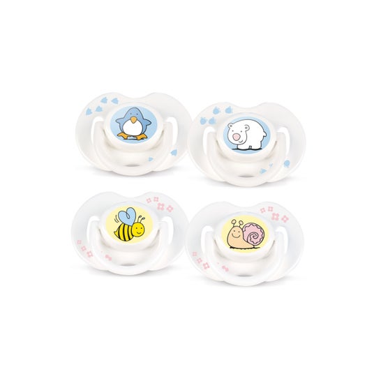 Philips Avent Sucettes 0-3M Silicone Animaux 2uts