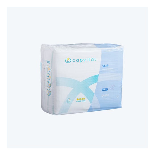 Capvital Slip Change Complet Super Plus Taille XL 20uts