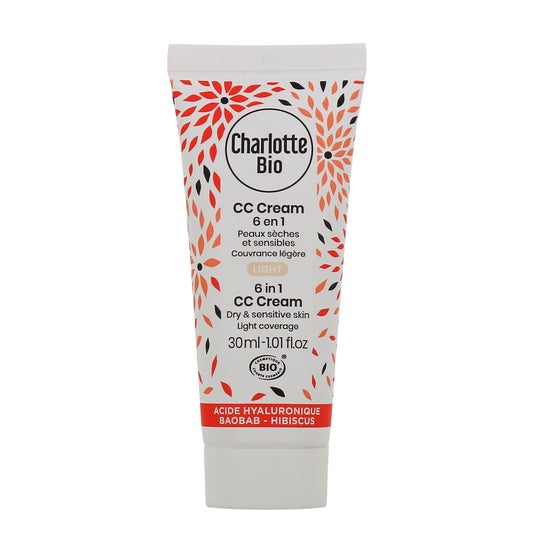 Charlotte Bio CC Cream 6 en 1 Sèches et Sensibles Light 30ml