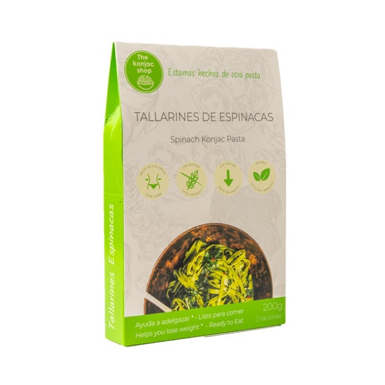 The Konjac Shop Nouilles aux Épinards 200 g