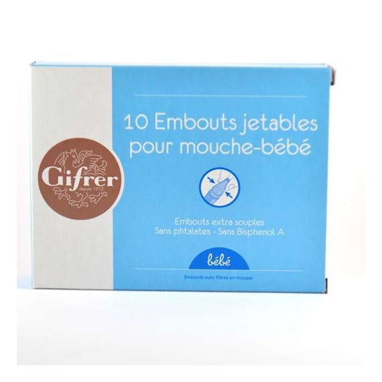 HUMER MOUCHE BEBE + 4 EMBOUTS JETABLES EXTRA SOUPLES