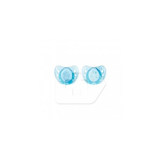 Chicco™ Mannequin anatomique en caoutchouc 0m+ bleu 2 Unités