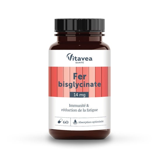 Vitavea Fer Bisglycinate 14mg 60 Gélules