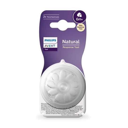 Philips Avent Tétine Natural Naissance Response +6M T6 2uts