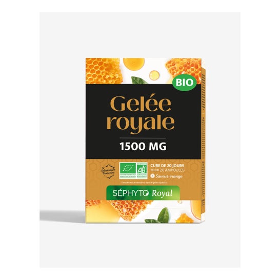 Séphyto Royal Gelee Royale Bio 1500mg 20 Ampoules