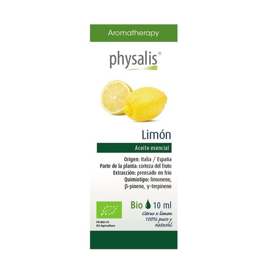 Physalis Huile essentielle de citron Bio 10ml