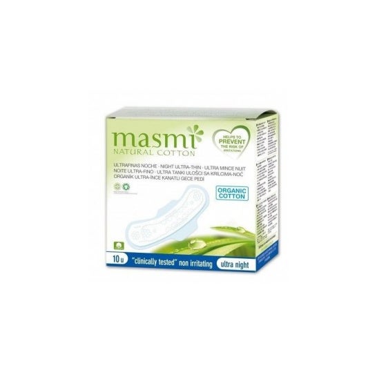 Masmi Ultra-thin Night Winged Pads 10 Unités