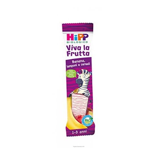 Hipp Bio Vive Le Fruit Barre Céréales Banane Framboise 23g