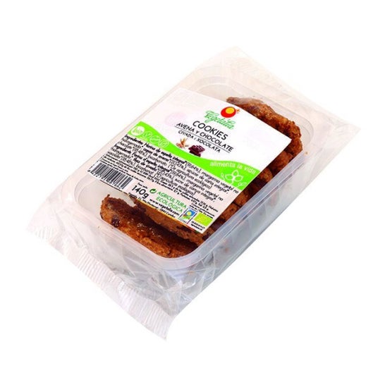 Vegetalia Cookies Cookies à l'avoine et au chocolat Bio 140g