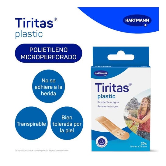 Tiritas Plastique Pansement Cortar 6cmx1m Tiritas Plastique Pansement Cortar 6cmx1m