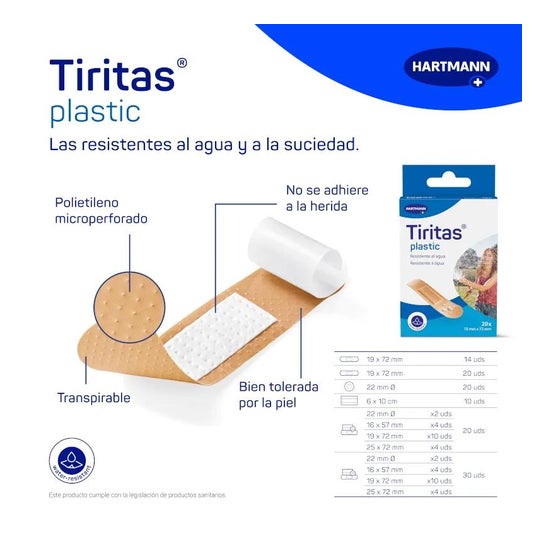 Tiritas Plastique Pansement Cortar 6cmx1m Tiritas Plastique Pansement Cortar 6cmx1m