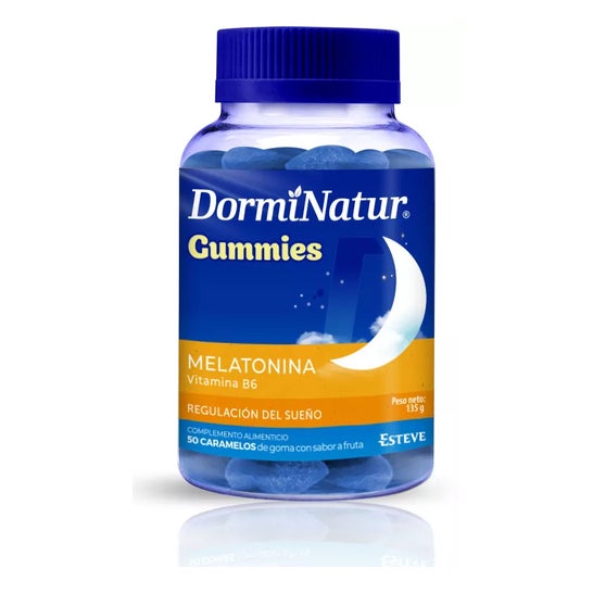 DormiNatur Gummies Mélatonine Vitamine B6 50 Unités