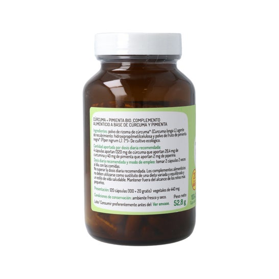 Le Curcuma Barn + Pepper Plus Bio 120cap