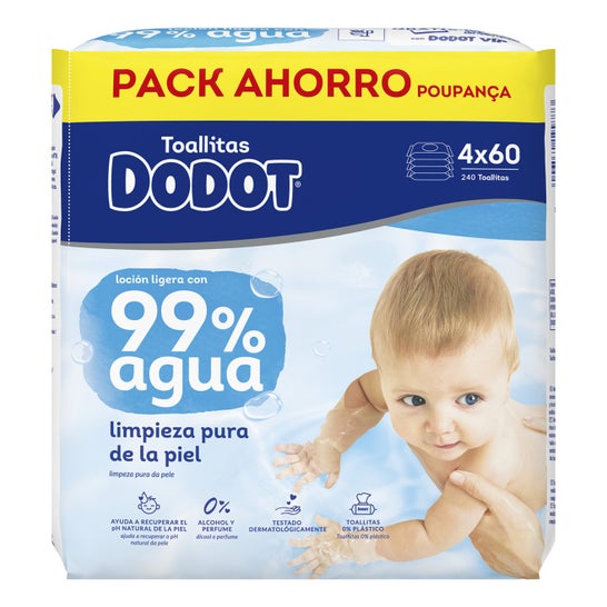 Dodot Lingettes Aqua 99 240 unités