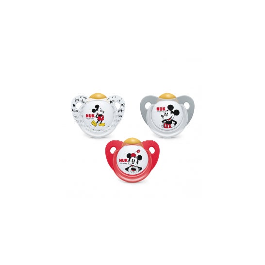 Tétine Nuk tétine anatomique Mickey Mouse latex Mickey Mouse Tétine anatomique T-2 1ud