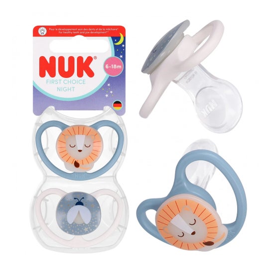 NUK Perfect Match Air Night Silicone Taille 2 2 unités