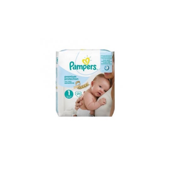 Pampers New Baby Sensitive Taille 1 (25Kg) 21 Couches