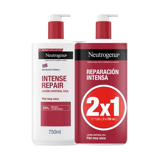 Neutrogena Réparation Intense Lait Corps 2x750ml